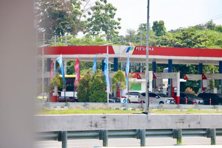 Ilustrasi salah satu pom bensin Pertamina