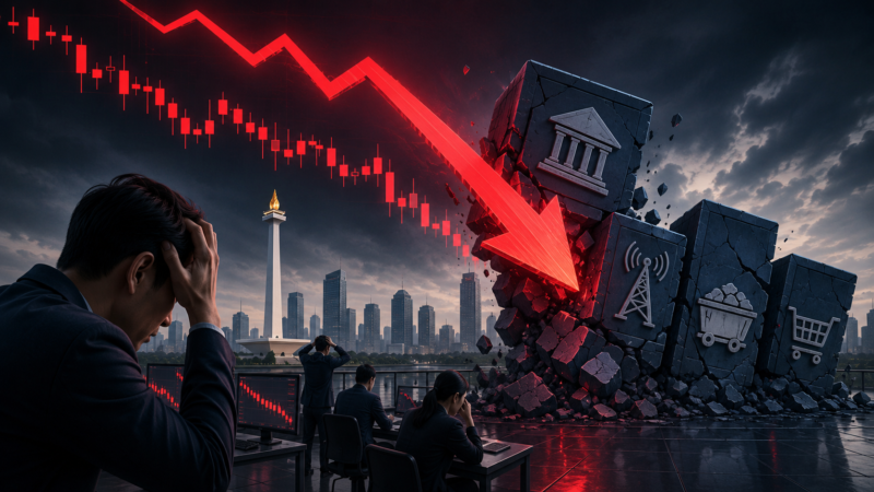 Saham Big Caps Ambruk, IHSG Jatuh 2 Persen Lebih