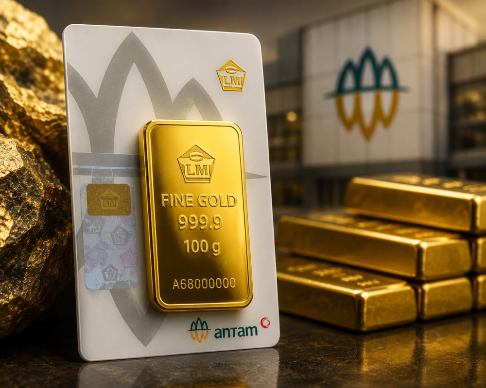 Harga Emas Antam Naik, Nyaris Tembus Rp2,8 Juta