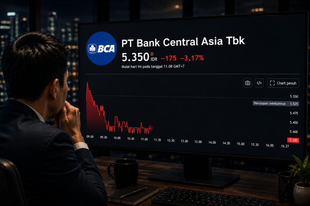 Saham BBCA Tepar Kena Hantam Aksi Jual Asing