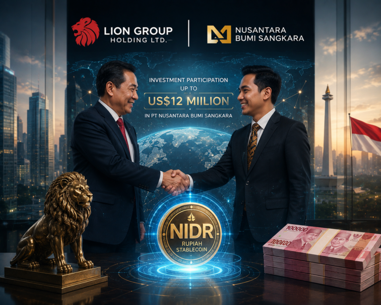 Lion Group Holding Ltd Investasi ke Kripto Buatan Indonesia