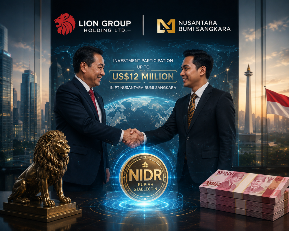 Lion Group Holding Ltd Investasi ke Kripto Buatan Indonesia