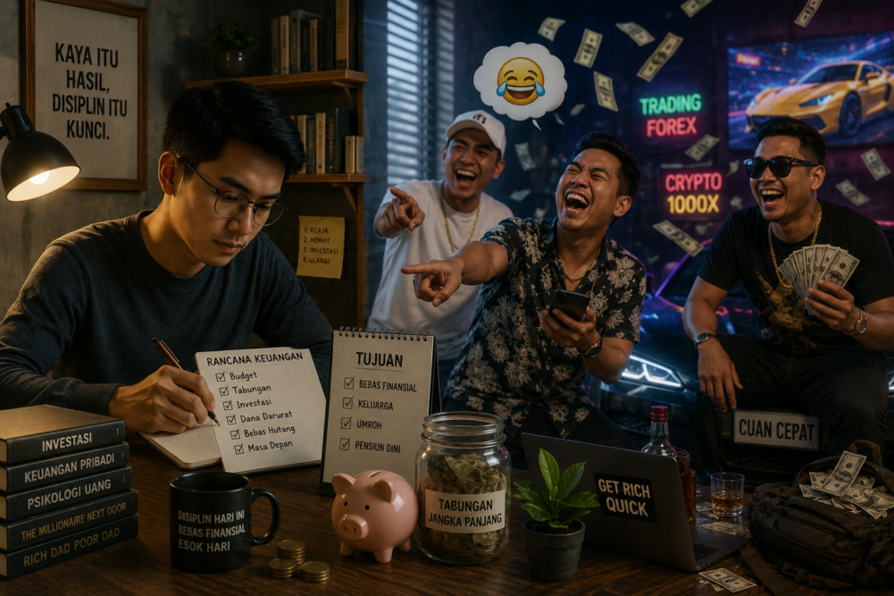 Ingin Bebas Finansial, Tapi Menertawakan Disiplin