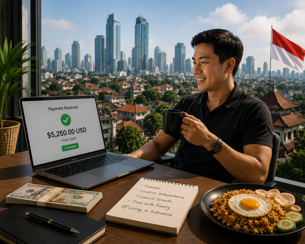 Untung Rugi Penghasilan Dolar Saat Hidup di Indonesia