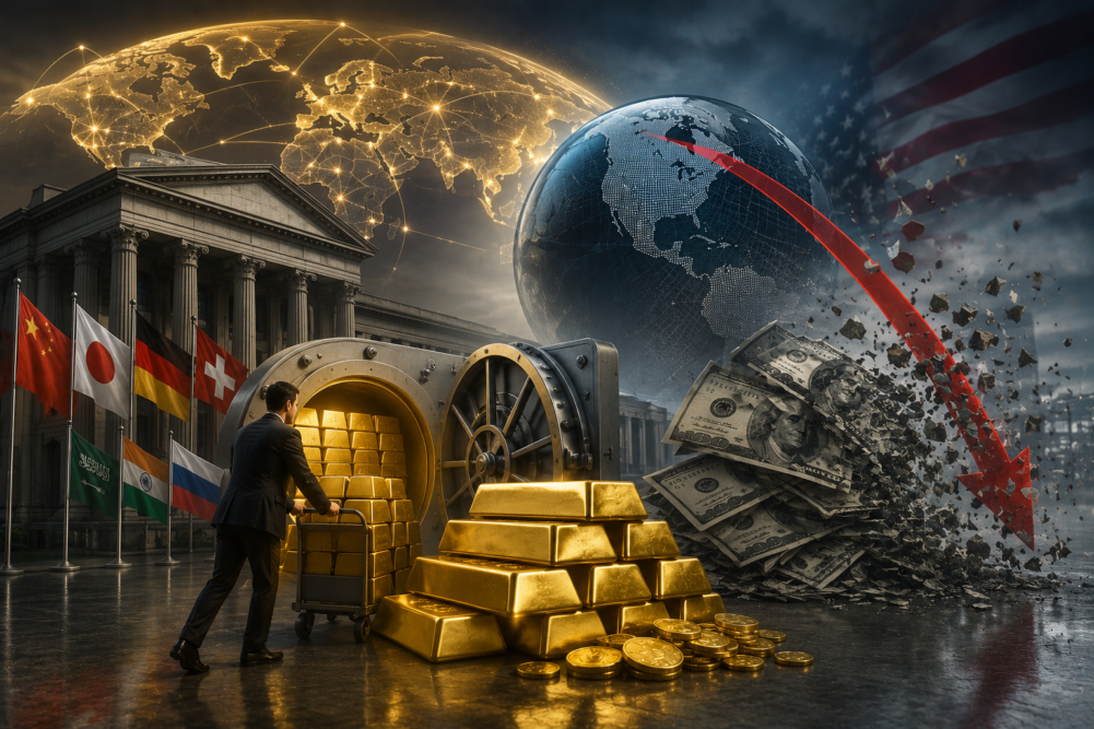 Bank Sentral Dunia Borong Emas, Dolar Mulai Ditinggal?