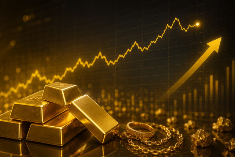 Harga Emas Naik Sedikit di Akhir Pekan