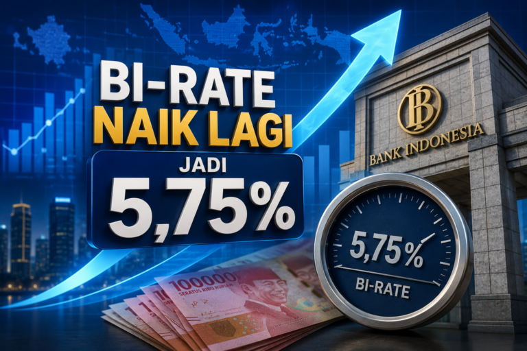 BI-Rate Naik Lagi Jadi 5,75 Persen, Ini Dalihnya