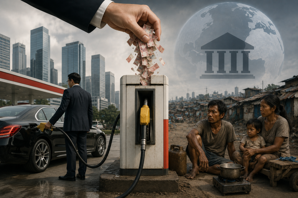 subsidi BBM, Bank Dunia, subsidi energi, APBN, harga minyak, fiskal Indonesia, bantuan tunai, Susenas, BBM bersubsidi, FinanSaya