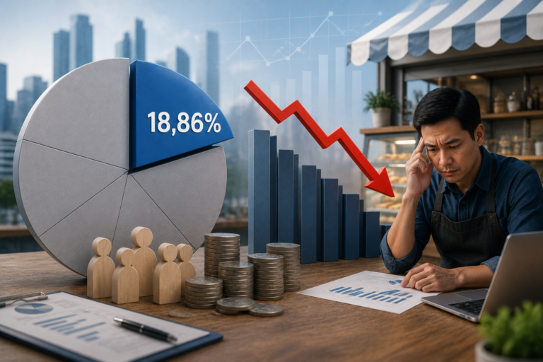 Porsi Pelaku Usaha Investasi Turun ke 18,86 Persen