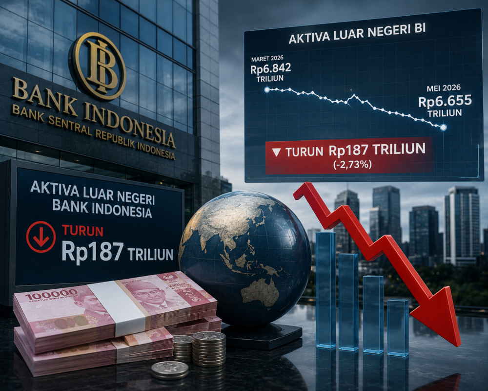 Aktiva Luar Negeri BI Turun Rp187 Triliun, Apa Artinya?