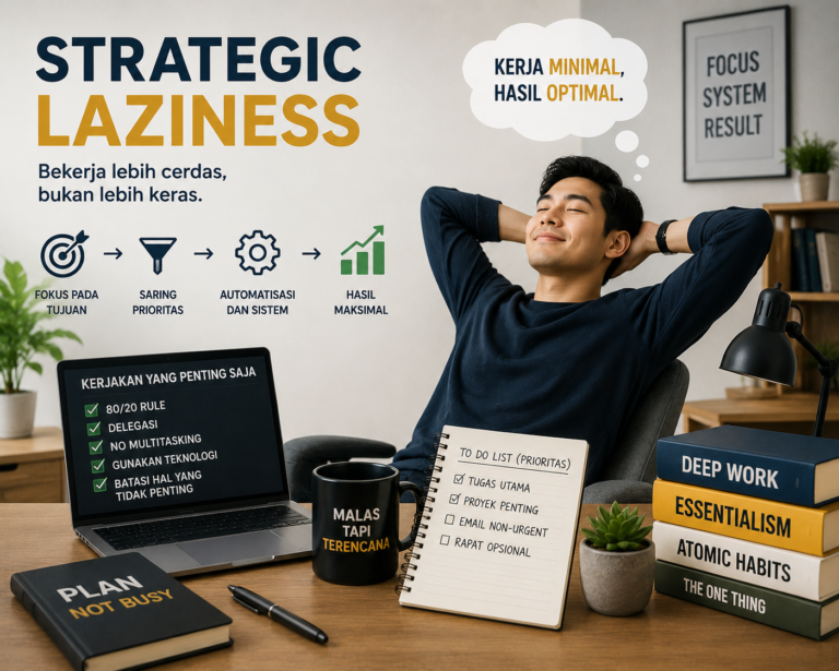 Strategic Laziness: Malas yang Justru Produktif?