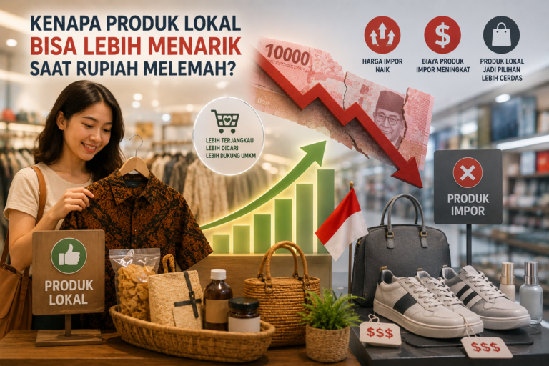 Produk Lokal Bisa Lebih Menarik Saat Rupiah Melemah?