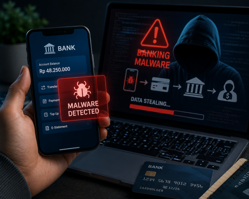 Malware Perbankan Bisa Kuras Rekening? Ini Faktanya