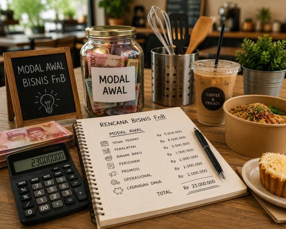 Modal Awal Bisnis FnB, Apa Saja yang Harus Dihitung?