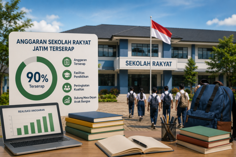 Anggaran Sekolah Rakyat Jatim Terserap 90 Persen