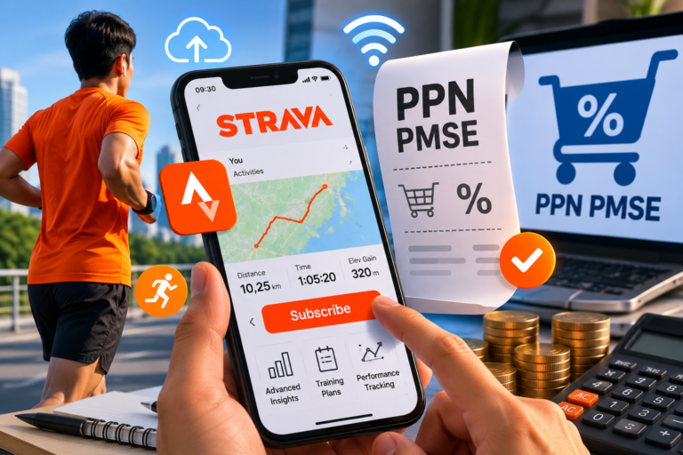 Pengguna Strava Berbayar Bisa Kena PPN PMSE
