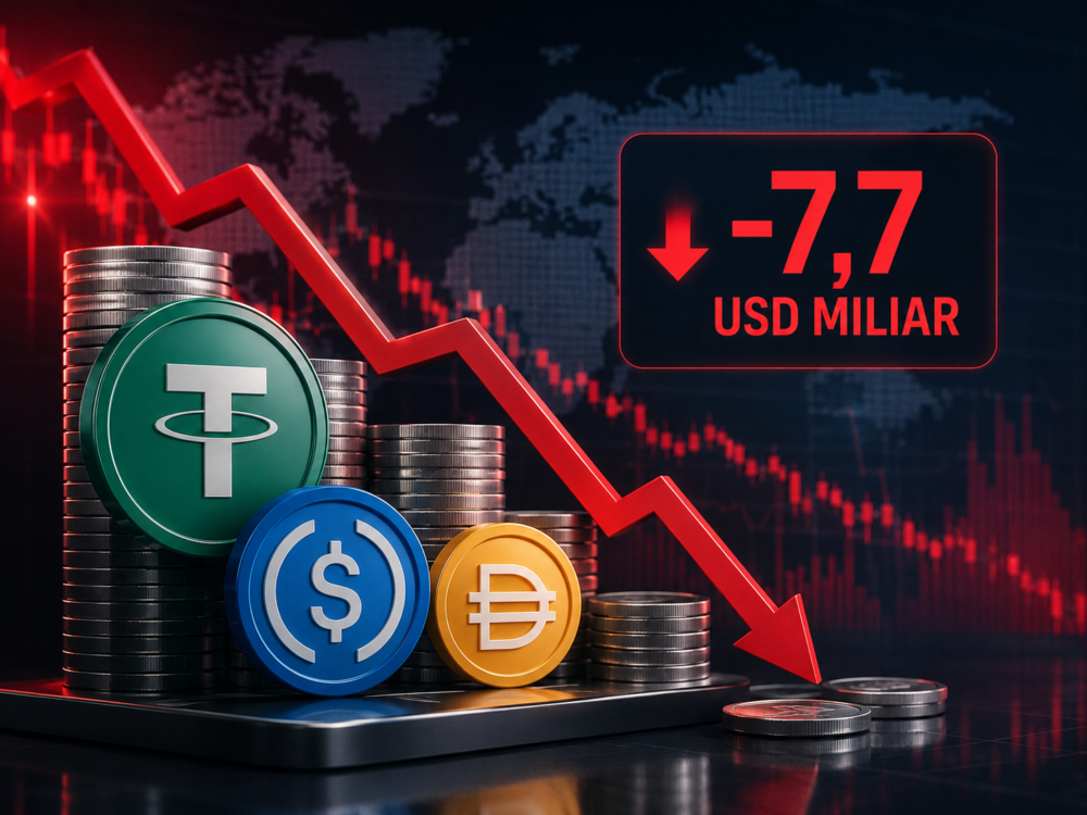 Kapitalisasi Pasar Stablecoin Susut USD 7,7 Miliar