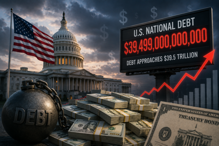 Utang Nasional Amerika Saat Ini Dekati US$39,5 Triliun