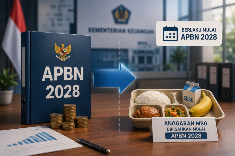 Pemisahan Anggaran MBG Berlaku Mulai APBN 2028