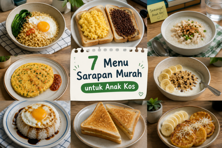 7 Menu Sarapan Murah untuk Anak Kos