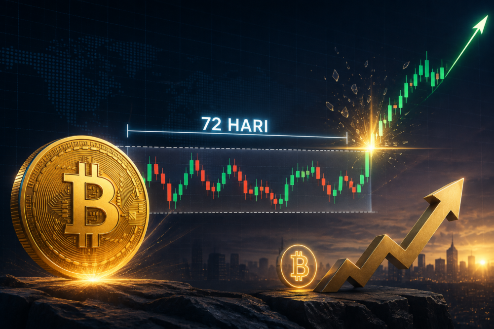 Pergerakan Bitcoin Tembus Range 72 Hari, Bakal Naik Lagi?