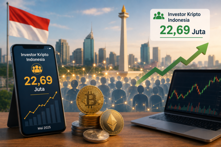 Investor Kripto Indonesia Tembus 22,69 Juta