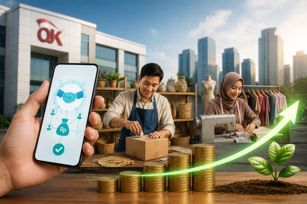 OJK Catat Kontribusi Pindar ke UMKM Makin Besar