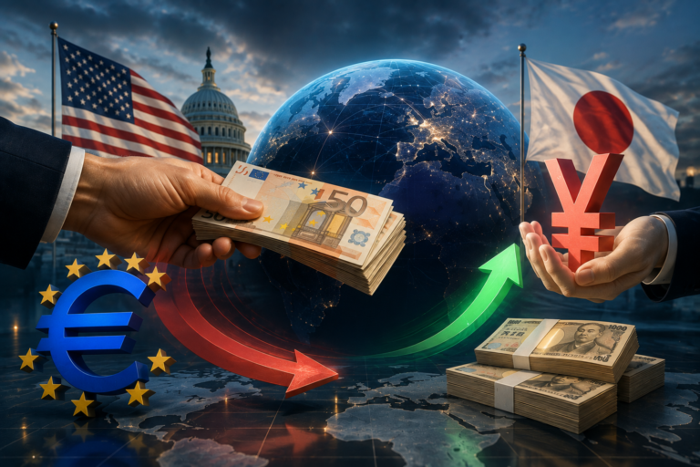 Amerika Jual Euro Diduga demi Topang Yen