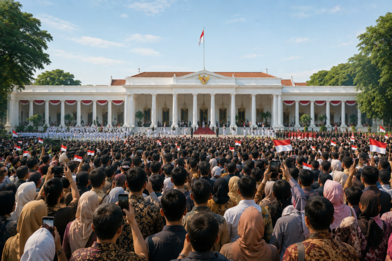 War Ticket Upacara Istana Diikuti 128 Ribu Orang