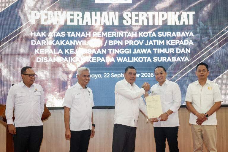 Aset Pemkot Surabaya Rp992 Miliar Disertipikasi